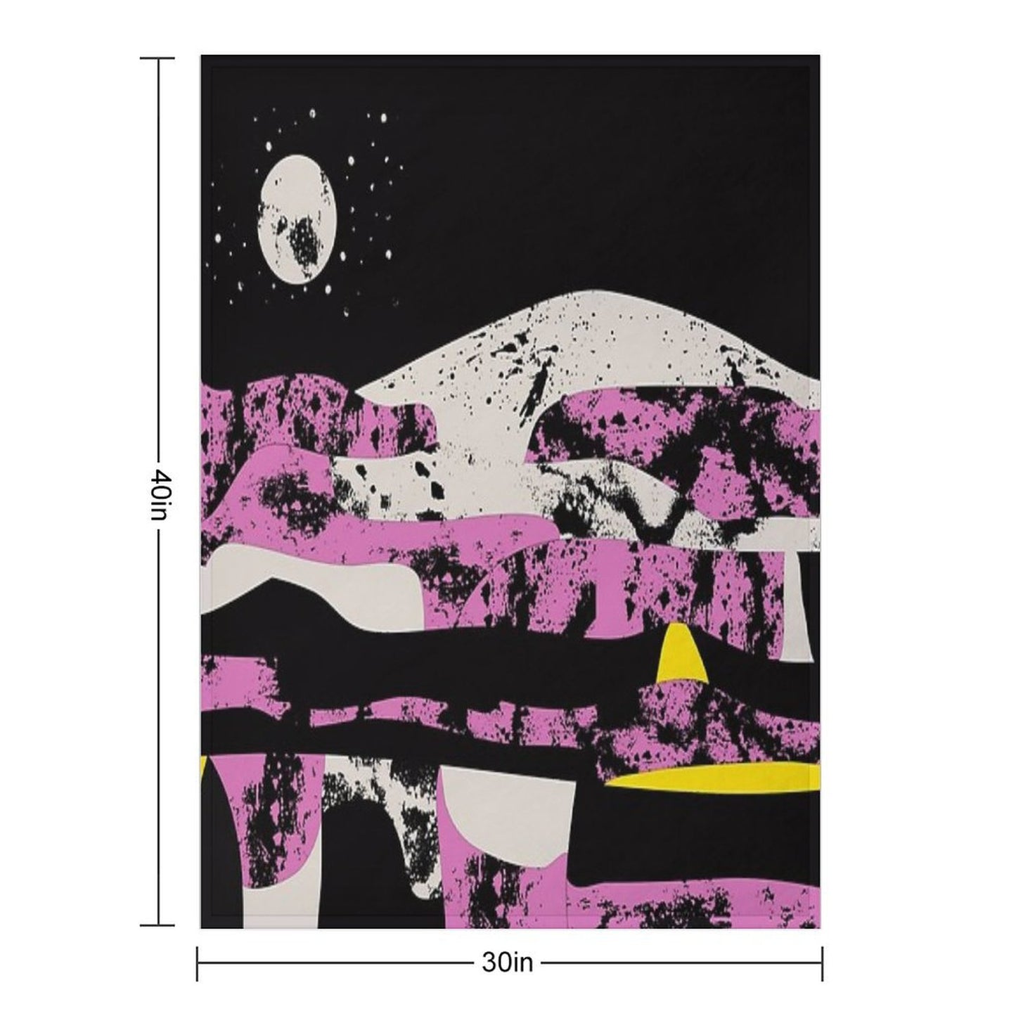 Pink Vibe 2 Throw Blanket