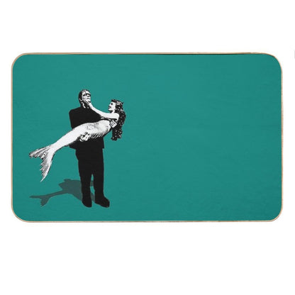 Frankenstein Mermaid Bath Mat