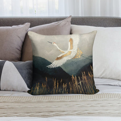 Elegant Flight Soft Warmth Comfort Throw Pillow