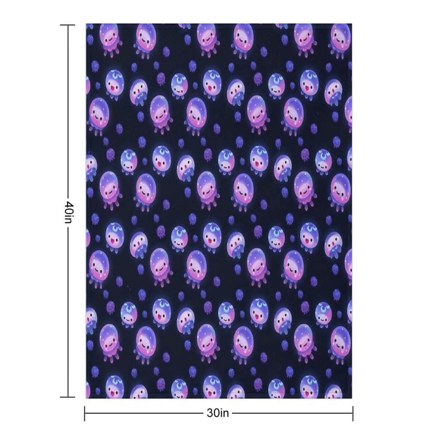 Baby Jellyfish Throw Blanket