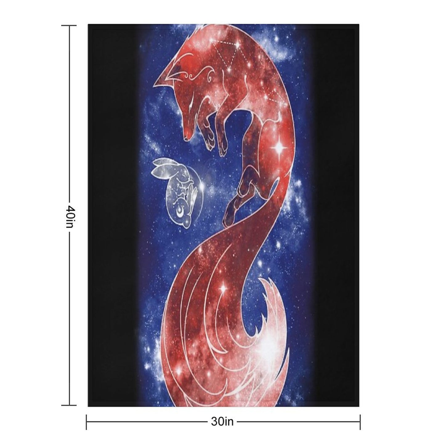 Sleeping Moon Throw Blanket