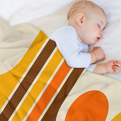 Retro Geometric Design 624 Throw Blanket