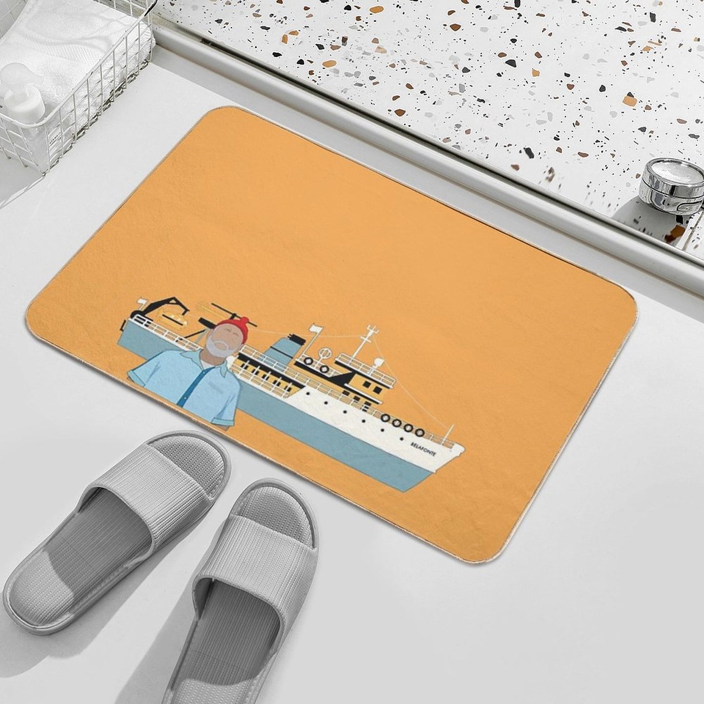 STEVE ZISSOU AND THE BELAFONTE Bath Mat