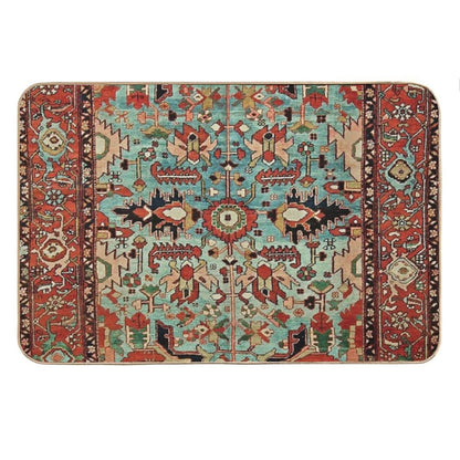 Antique Heriz Persian Carpet Print Bath Mat