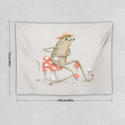 Awkward Toad Tapestry