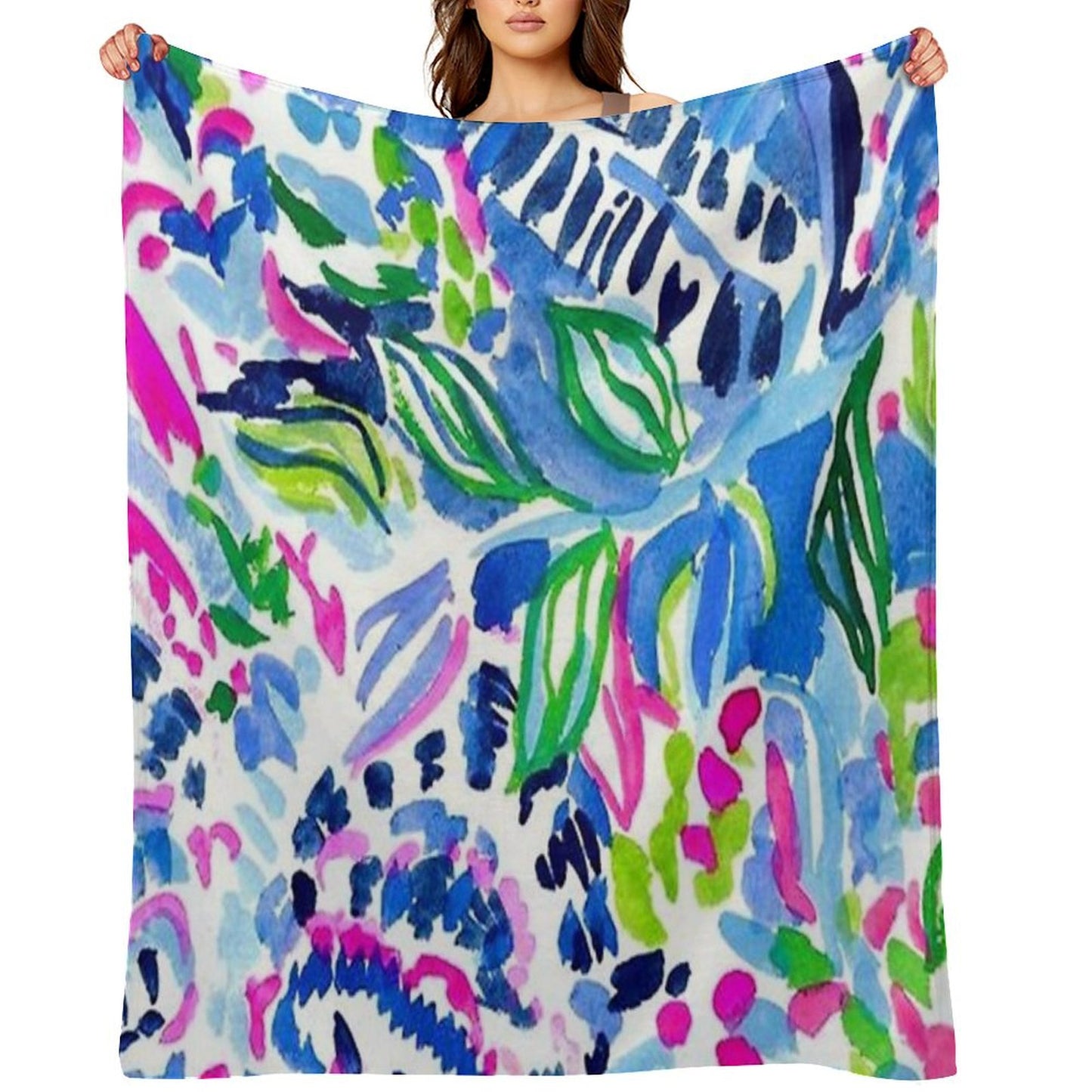 Dont Be Blue Throw Blanket