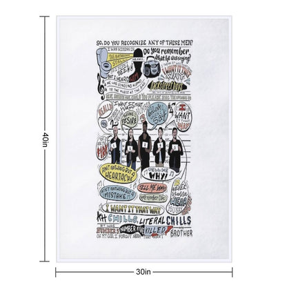 I Want It That Way B99 (Colorized) Throw Blanket
