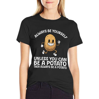 Potato Novelty For Men Women Adult Potato Gag Potato Lovers T-Shirt