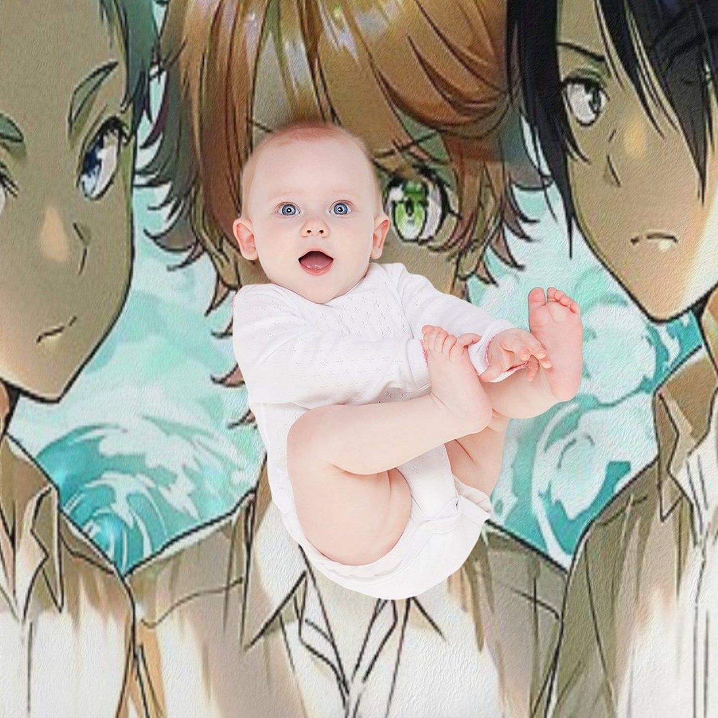 Prodiges - The Promised Neverland Throw Blanket
