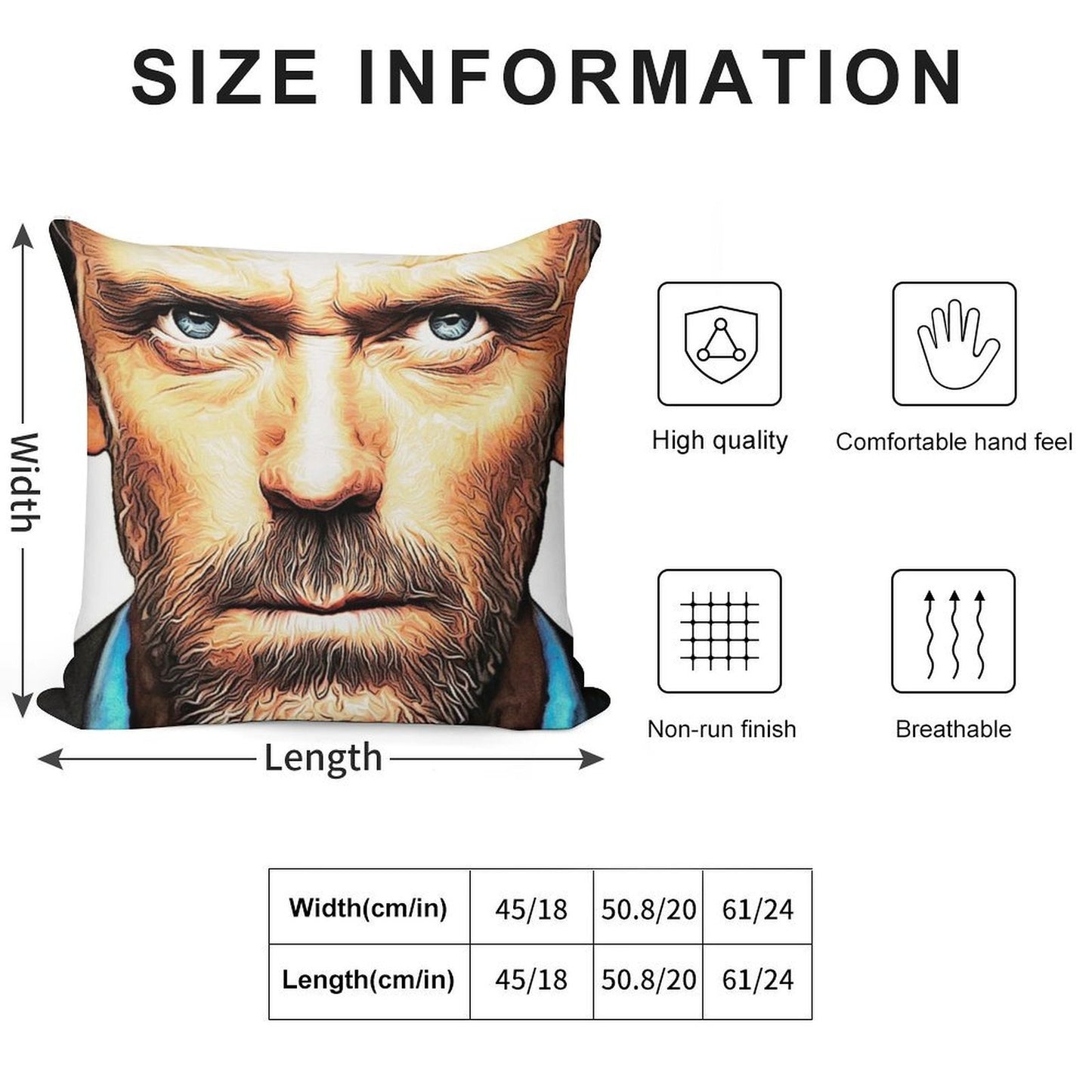 Dr. House Soft Gift Ready Throw Pillow