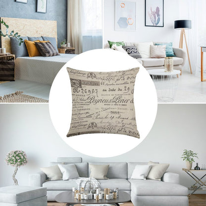 Parisan Linen Throw Pillow Cover