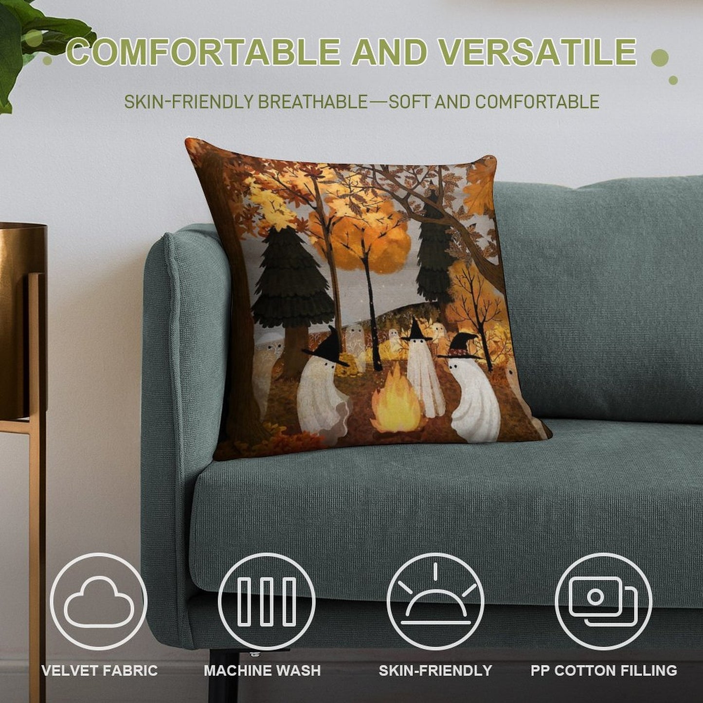 Covern Soft Reinforced Edging Throw Pillow