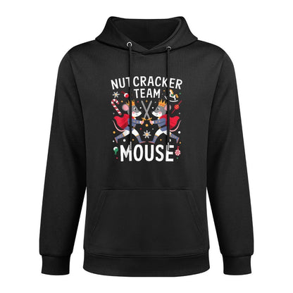 Funny Nutcracker Ballet Team Mouse Soldier Christmas Dance Versatile Streetwear Hoodie