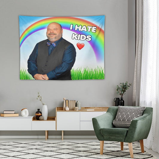 Bertram Endearment - I Hat Kids Tapestry