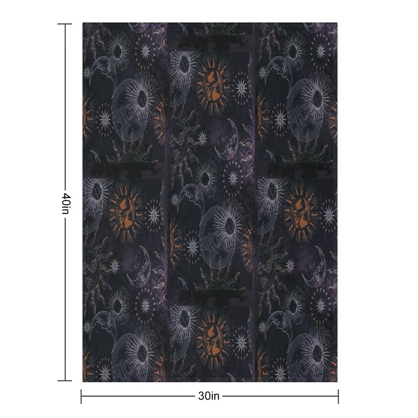 Celestial Whimsigoth 90's Print Throw Blanket