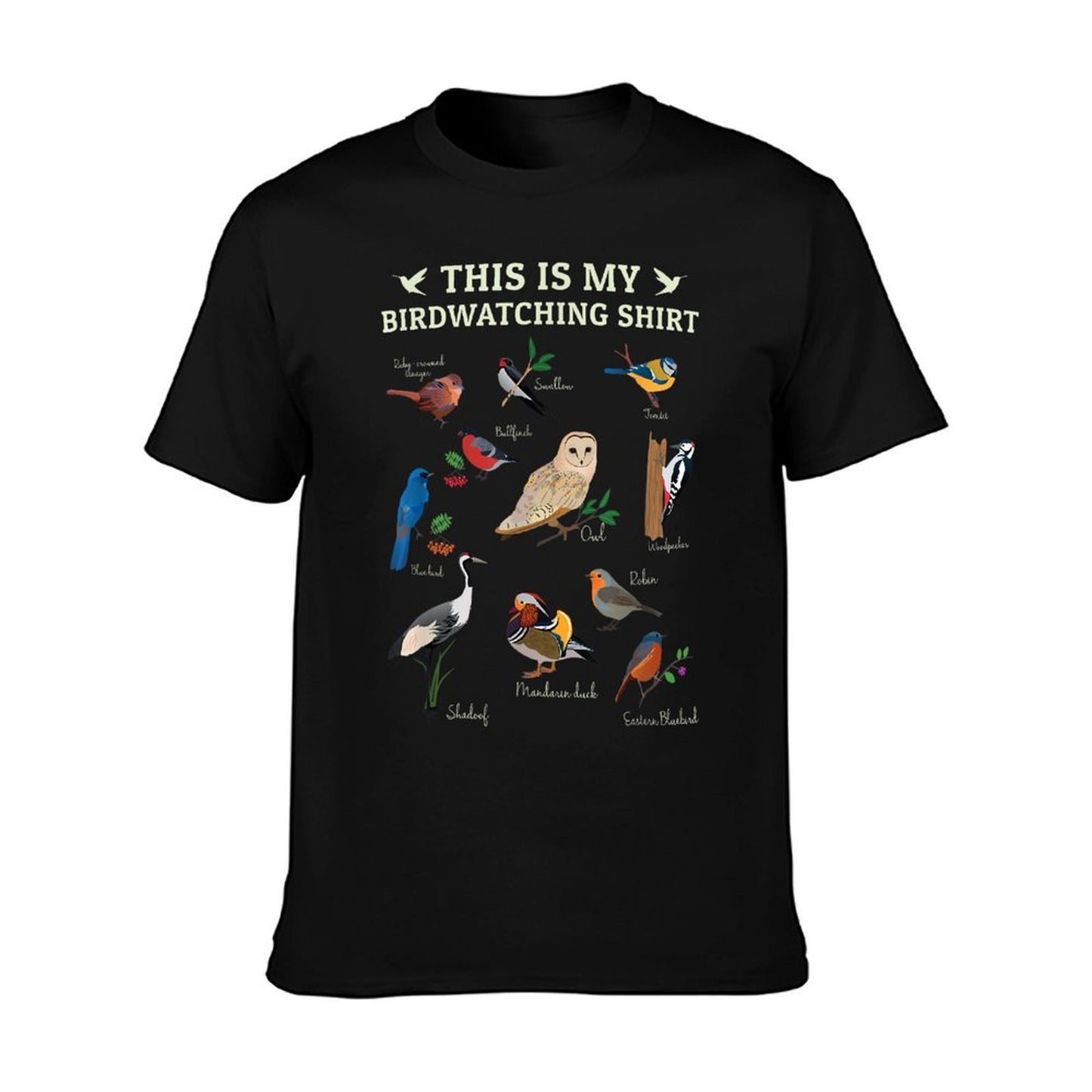 Cool Bird Lover Birdwatching Present Birdwatcher Birder Gift T-Shirt