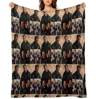 Buddie Collage Throw Blanket