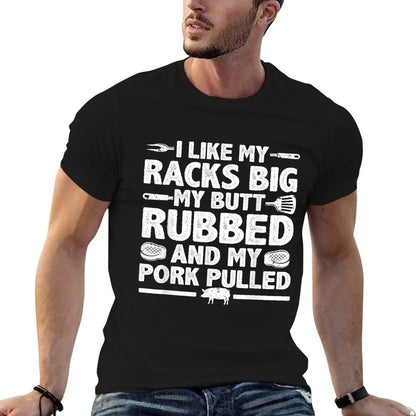 Cool Grilling For Men Women Pork Rub Smoking BBQ Meat Smoker T-Shirt