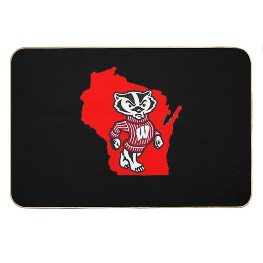 On Wisconsin! UW Madison Badger Bath Mat