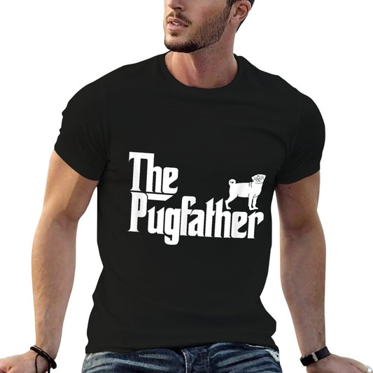 Funny Pug Owner Shirt The Pugfather Pug Father Gift T-Shirt