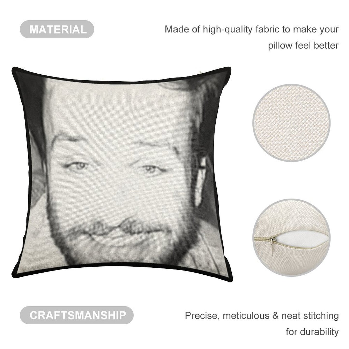 Always Sunny in Philidelphia Charlie Dating Picture Linen Throw Pillow Cover