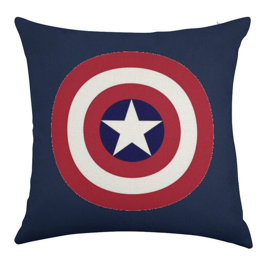 Super Hero Linen Throw Pillow Cover