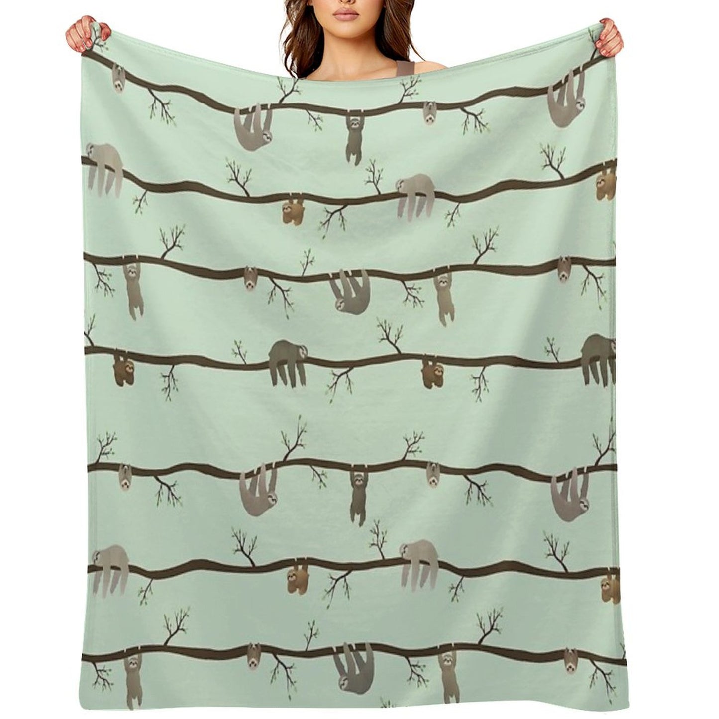 Sloths Throw Blanket