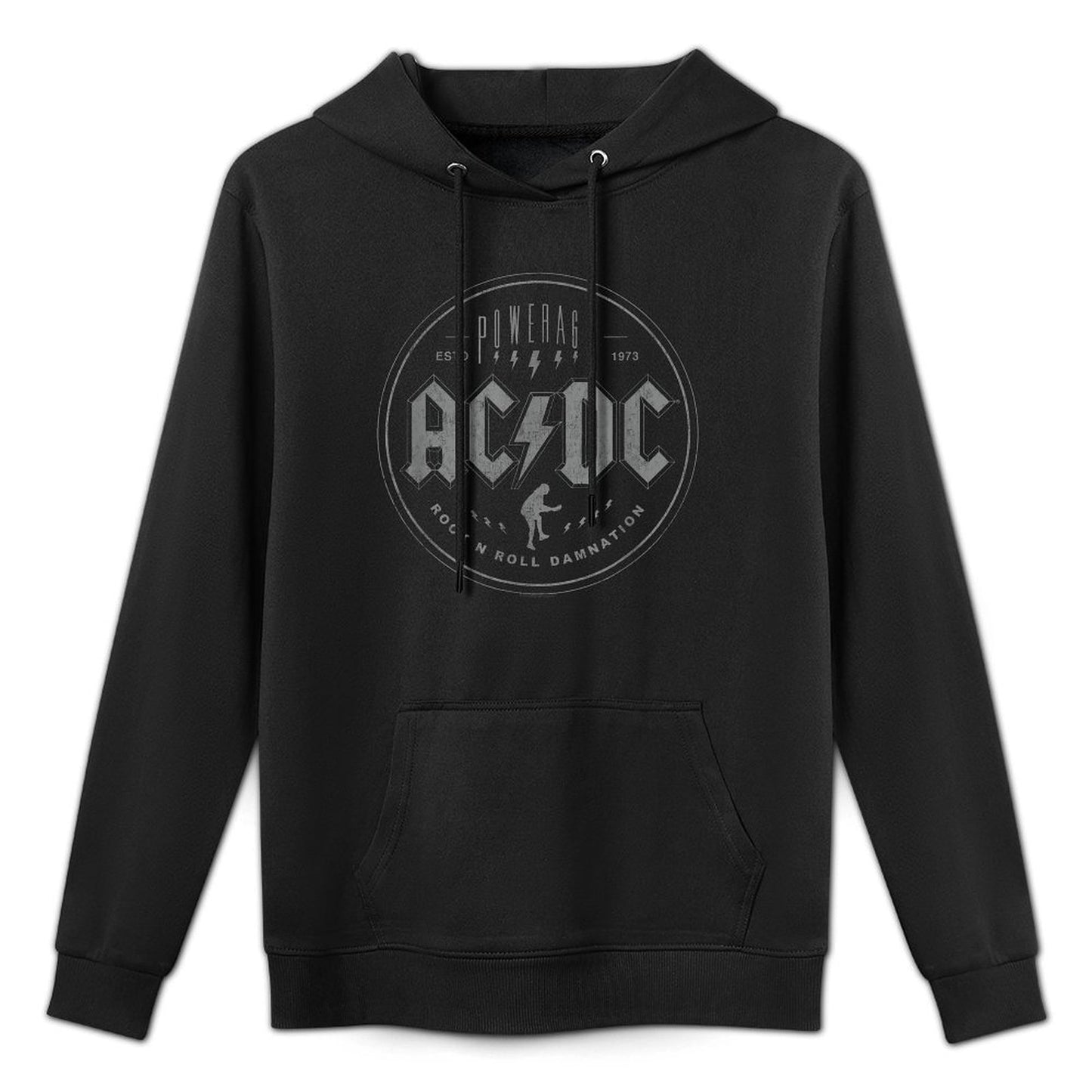 ACDC Rock Music Band Rock N Roll Damnation Versatile Streetwear Hoodie