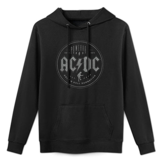 ACDC Rock Music Band Rock N Roll Damnation Versatile Streetwear Hoodie