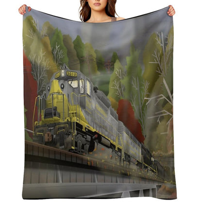 Appalachian Autumn Throw Blanket