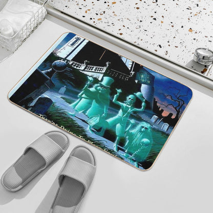 HAUNTED MANSION  Vintage Ghosts Advertising Print Bath Mat