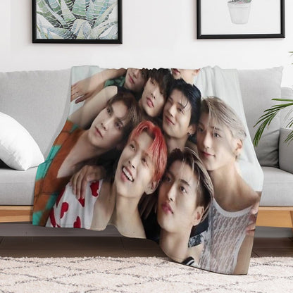 Ateez Throw Blanket