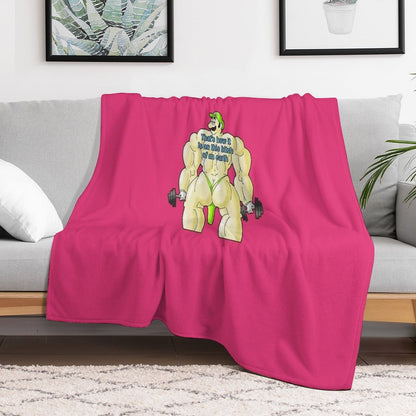 Swole Italian Enzo That's How It Is Throw Blanket