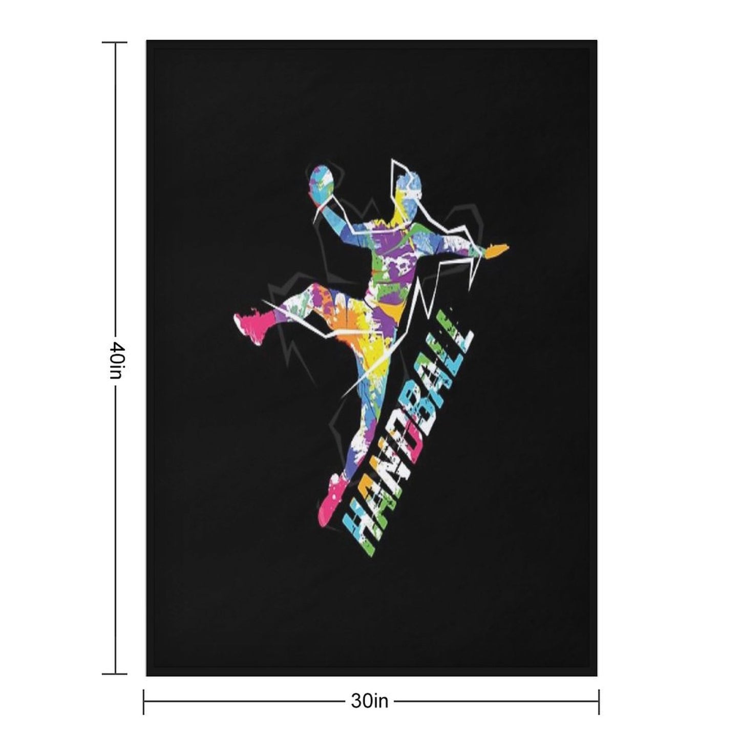 Handball Throw Blanket