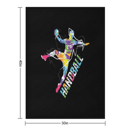 Handball Throw Blanket