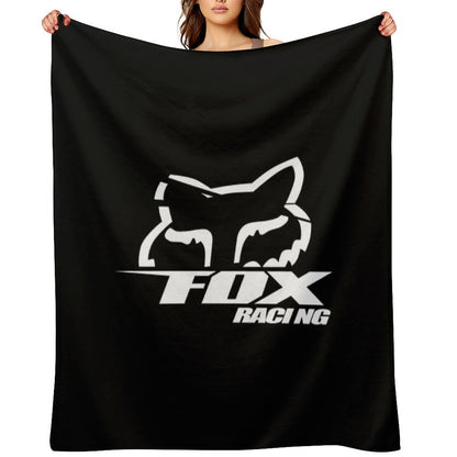 Best Logo Fox Racing Throw Blanket