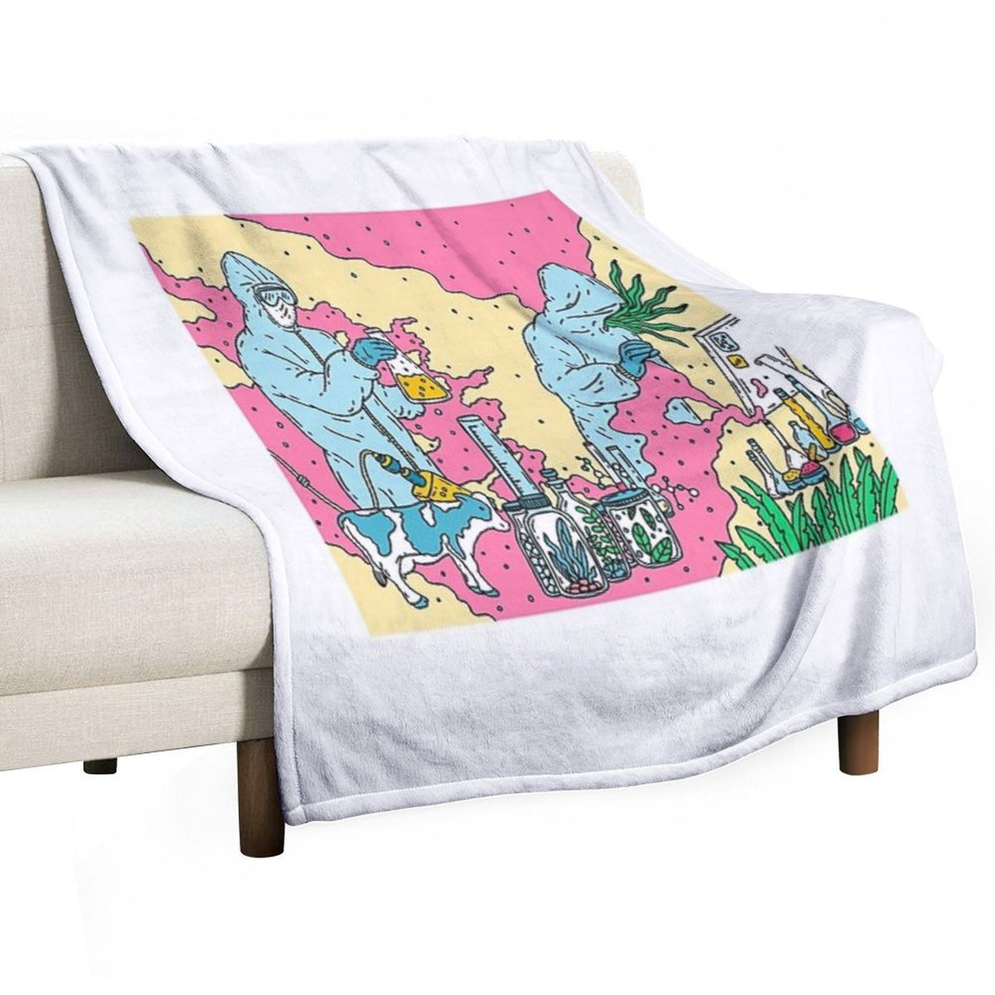 Bioengineering Throw Blanket
