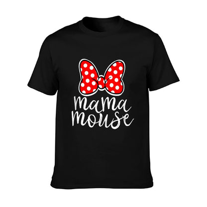 Womens Mama Mouse Family Vacation Mom Funny Mama Mouse T-Shirt