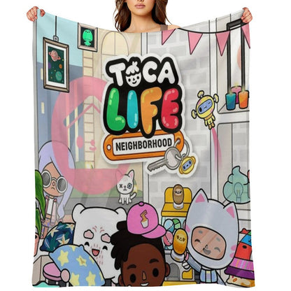 Toca Boca Life Throw Blanket