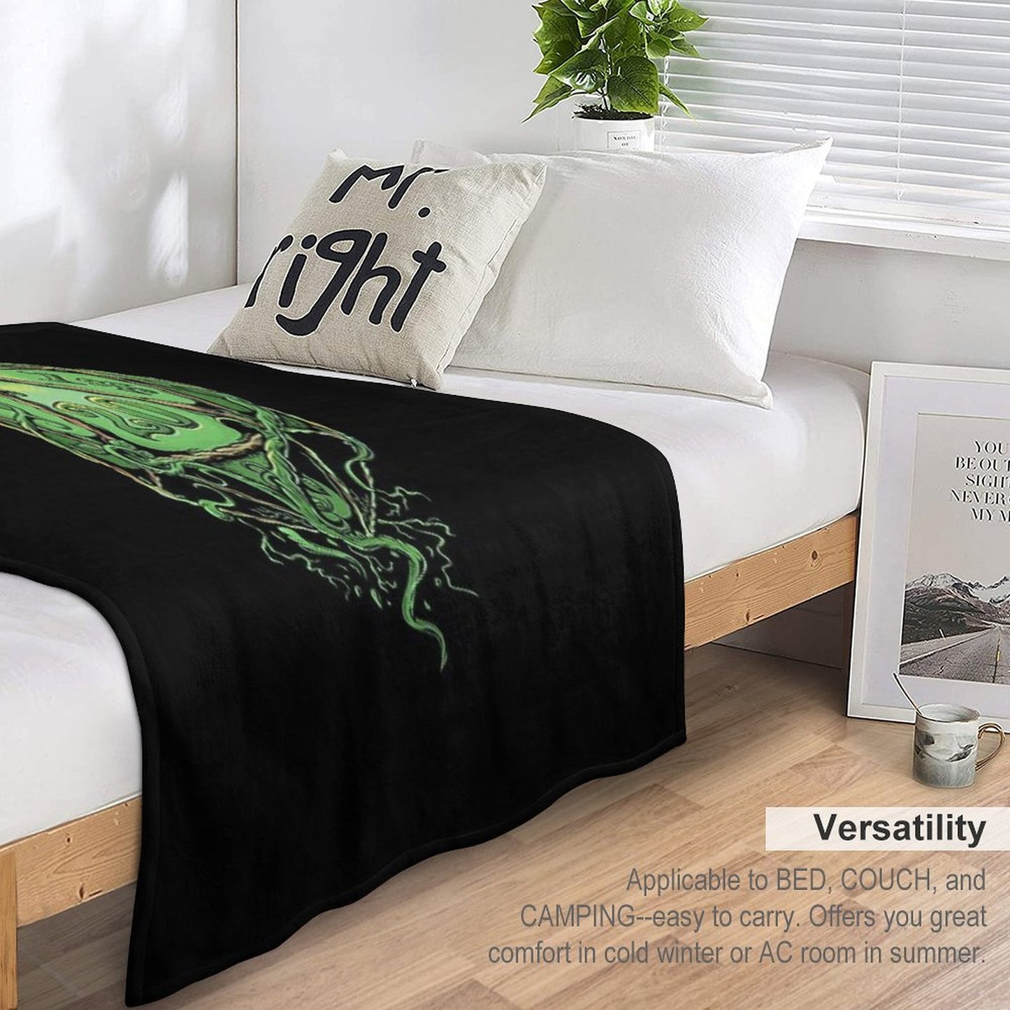 D20 of Growth Throw Blanket