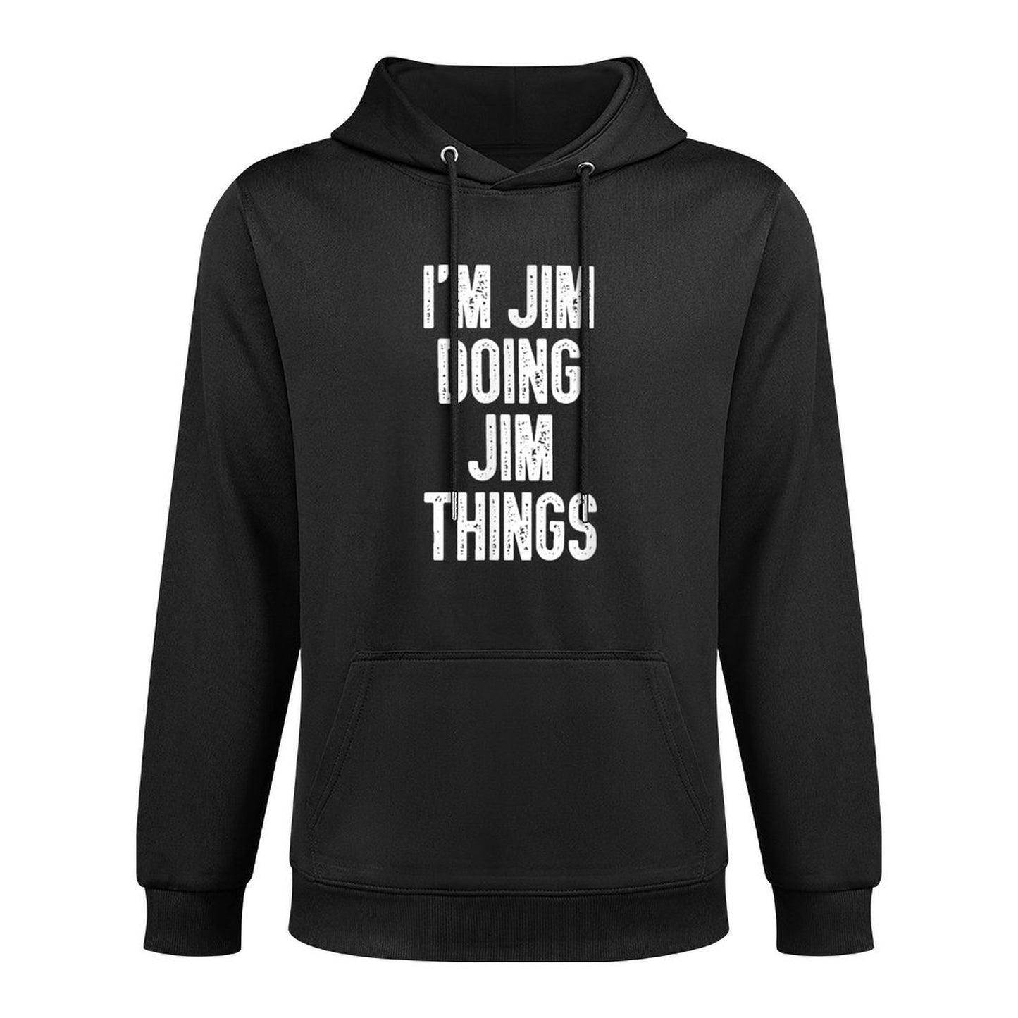 Im Jim Doing Jim Things  Funny Christmas Layering Staple Hoodie