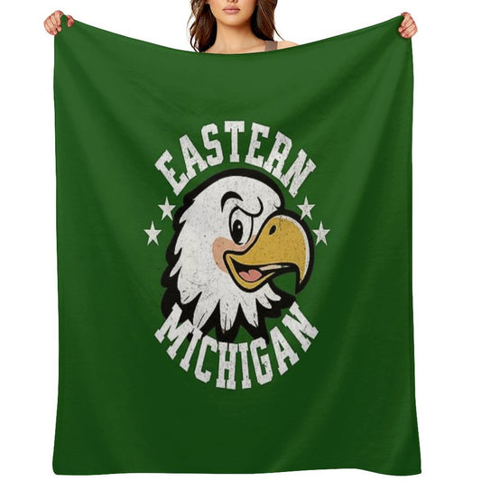 Eastern Michigan University, EMU Eagles Throw Blanket