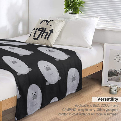 Cute Chonky Seal Throw Blanket