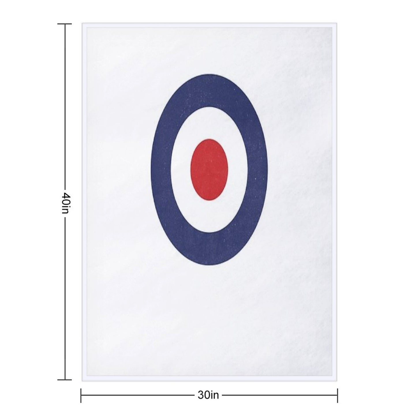 Mod 60s Pop Art Target Throw Blanket