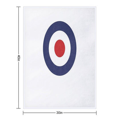 Mod 60s Pop Art Target Throw Blanket