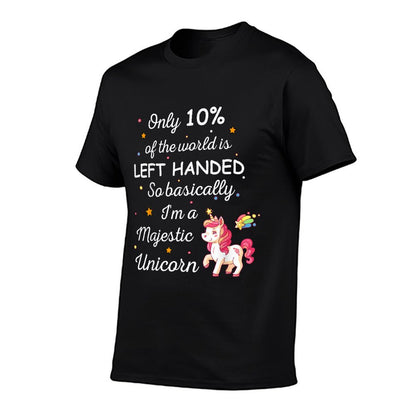 Left Handed Tshirt for Proud Lefty People Funny Unicorn T-Shirt