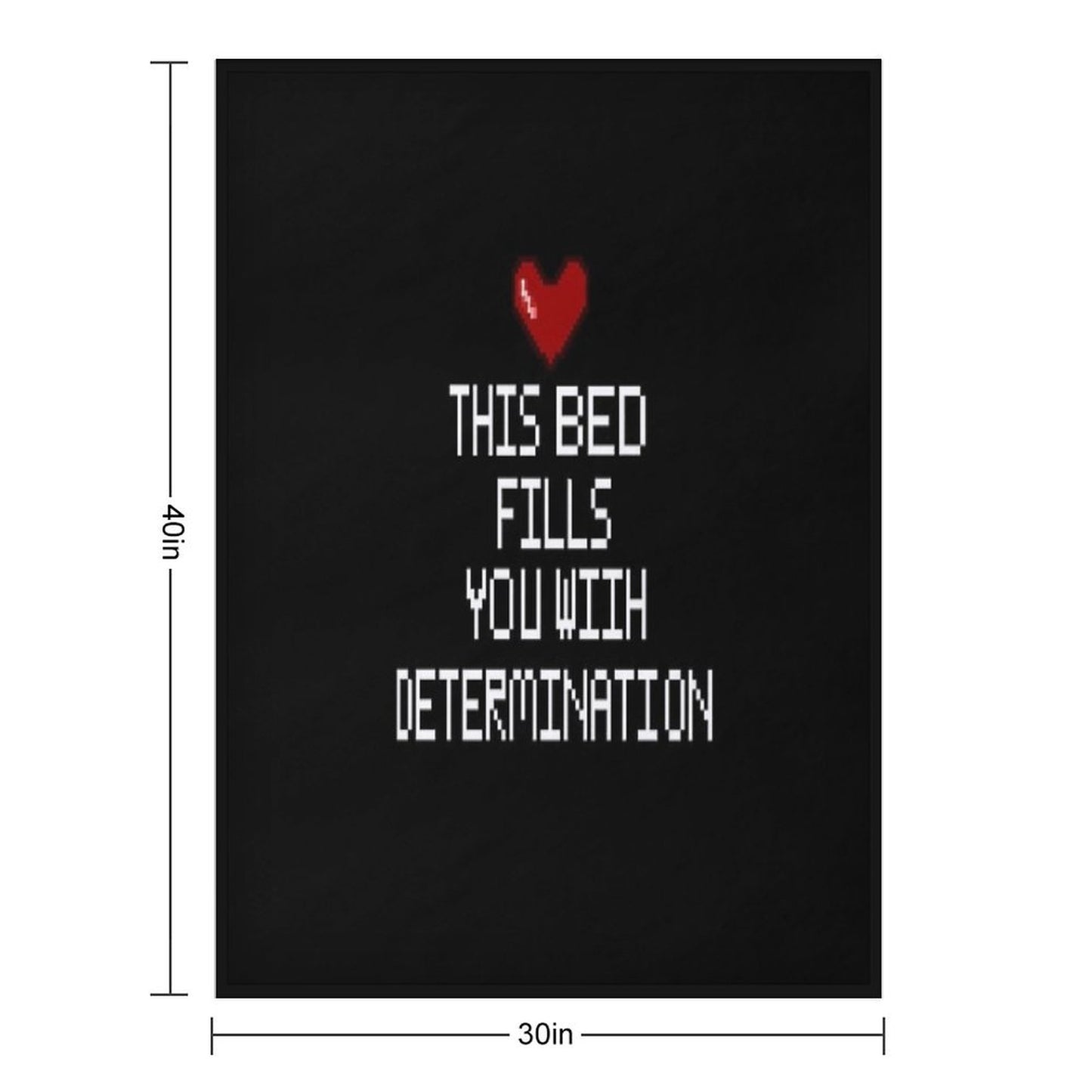 Frisk's Heart Throw Blanket