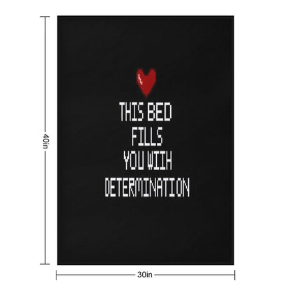 Frisk's Heart Throw Blanket