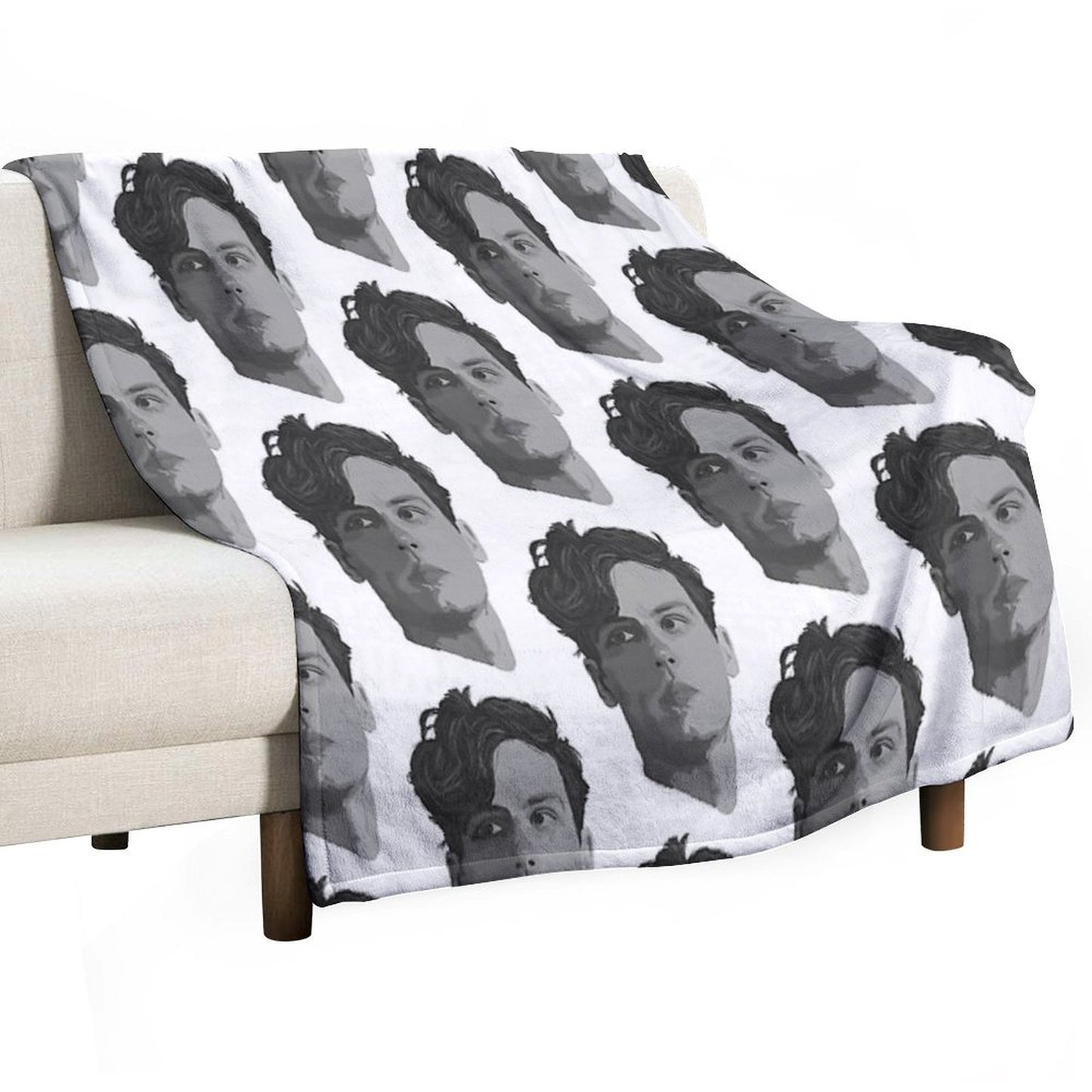 Spencer Reid from Criminal Minds Throw Blanket
