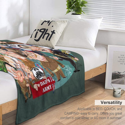 Dads Army Collective Throw Blanket